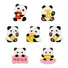 Broche de Aleación de Dibujos Animados Lindo Panda Festivo Tesoro de la Suerte Auspicioso Buena Fortuna Insignia de Joyería de Año Nuevo