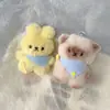 Patata Dulce Chirriante Mismo Estilo Corazón de Niña Arroz Seco Gatito Arroz Seco Conejo Muñeca Muñeca Colgante Pequeño Colgante para Mochila Escolar de Estudiante