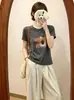 Camiseta de algodón acanalado de 220g para mujer, directo de fábrica, top ajustado de manga corta para chicas calientes, segunda tanda exclusiva de verano para las Trece Fábricas de Guangzhou