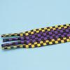 Cordones de Moda Kulujin Planos Bicolor con Patrón de Cuadros de 0.8 cm Adecuados para Zapatos Casuales, Tenis y Zapatos de Skate