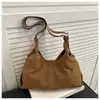 Bolso Tote de Ante de Gran Capacidad para el Trabajo, Estilo Perezoso de Gran Capacidad 2026 Nuevo Bolso Cruzado de Hombro de Nicho, Bolso de Viaje