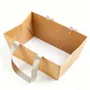 En Stock Amazon Regalo Caja de Flores Bolsa de Regalo para Llevar Fiesta Día de San Valentín Regalo Cesta de Regalo Papel Kraft Caja de Flores
