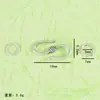 Acessórios de Liga para Joias DIY Fivela de Colar Fivela de Pulseira Fivela de Pulseira Vários Acessórios Decorativos Fivela de Conexão para Joias Fivela S