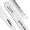 Chip de madera con forma de cuchillo de doble cara, frustración, uña ultrafina, frotar arena, tira de lijado, herramientas para uñas para reparación de uñas, lima especial, venta al por mayor