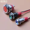 Luz Indicadora de Metal LED 6mm/8/12/16/19/22mm Alto Brillo Luz de Señal de Encendido 5V12V24V220V