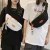 Riñonera para teléfono móvil, moderna, estilo japonés, ligera y sencilla, para hombre y mujer, estilo casual, deportiva, tipo bandolera.
