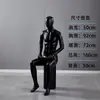 Modelo masculino para vitrine de loja de roupas, rosto galvanizado, manequim masculino de corpo inteiro, manequim de exposição
