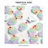 Botões de Resina de Animal Cartoon Fofo Yisen para Camisas Infantis, Suéteres, Cardigans Botões Decorativos Artesanais DIY