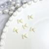 Lote de accesorios para manualidades con diseño de mariposas y perlas de Super Hada, joyería para uñas, estilo dulce y bonito, lazo de color Macca, diamantes de imitación