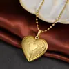 Moda Transfronteriza Estilo Hong Kong Marco de Fotos Caja de Amor Retro Collar Cadena de Clavícula con Forma de Corazón Personalizada Europea y Americana San Valentín Conmemorativo