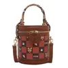 Bolso Casual Nuevo para Mujer, Bolso Cruzado para Viajar al Trabajo, Bolso de Hombro Bajo el Brazo, Bolso de Mano Estilo Coreano de Nicho en Piel Sintética, Bolso Cubo