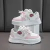 Sapatos Brancos Fofos para Meninas, Tênis Casuais Esportivos de Veludo Quente de Inverno Versáteis com Sola Grossa para Estudantes, Sapatos Pão