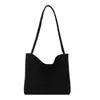 Bolsa de Gran Capacidad para Mujer Otoño Retro 2025 Nueva Versátil Simple Bolso de Hombro Casual Ropa de Trabajo Bolsa Tote Bolso de Mujer