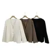 ¡Artículos de calidad de Guangzhou Shisanhang! Blazer de estilo de bolsillo de alta gama retro para otoño de 2026 para mujer