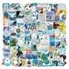 100 Peças de Adesivos de Grafite sobre Mudanças Climáticas Globais, Decoração Personalizada, Mala de Viagem para Computador, À Prova d'Água, Removível e DIY