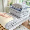 Novo Modelo 2026 12868 Conjunto de Cama de Solteiro Três Peças 100% Algodão para Dormitórios Estudantis