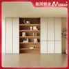 Decoración del Hogar, Estantería Integrada de Piso a Techo, Moderna y Sencilla, Soy un Gabinete Combinado de Fondo para Estudio Estantería de Aleación de Aluminio