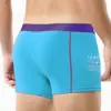 Roupa Íntima Masculina Roupa Íntima de Algodão Puro Boxer Estampado Moderno Masculino Boxer de Cor Pura Respirável Esportivo para Meninos Jovens