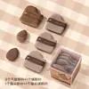 Herramienta de Maquillaje Esponja de Polvo de Chocolate Esponja de Polvo Malvavisco Set de Esponjas de Polvo Piña Negra Maquillaje Uso Húmedo y Seco