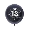 Balões de 12 Polegadas para Aniversário de 18, 30, 40, 50, 60 Anos Decoração de Festa de Aniversário Suprimentos Amazon Wish