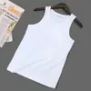Produtos genuínos Colete Branco Masculino Verão Roupa Fitness Grupo Esportes ao Ar Livre Absorvente de Suor Respirável Camisa sem Mangas