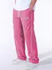 Nuevos Pantalones Bordados con Estrella de Alta Calle Europeos y Americanos Transfronterizos de Amazon para Hombre, Pantalones Deportivos Casuales Estilo Americano
