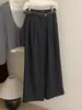 Altamente recomendado! Super Estiloso~ Calça Social Cinza com Caimento de Alta Qualidade, Calça Wide Leg de Cintura Alta para Mulheres