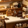 Bolsa de Café Miniatura Escena Miniatura Accesorios de Resina Modelo de Simulación Decoración de Escritorio Accesorios para Joyería DIY Materiales