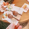 Pinza para el pelo de comida simulada Hd6425A025, Anillo para el pelo de pan, Goma para el pelo divertida, Accesorio para el pelo de anillo de pulgar, Adorno para el pelo, Cuerda para el pelo