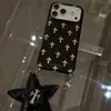 Funda Cruzada Estilo Coreano Funda Cruzada Adecuada para Teléfono Apple 17 Pro Max iPhone 16 Anti-Caídas 14 Portátil 15 Funda Dura