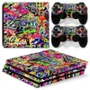 Pegatina para Consola de Videojuegos PS4 Pro Pegatina Bombardero de Pegatinas Película Helada Personalizada Película para Mando Protección