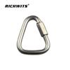 Aço inoxidável 304 arco triangular conectando fivela Meron Lock Meron Lock Montanhismo Trava de segurança Bloqueio de suspensão rápida
