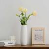 Shumen Blanco Escandinavo Creativo Simple Decorativo Jarrón de Flores Secas Hogar Moderno Mesa de Comedor Sala de Estar Arreglo Floral Adornos Utensilios para Flores