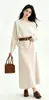 Suéter de punto estilo murciélago suave, suave y amigable con la piel, conjunto de falda elegante de cintura alta acampanada adelgazante