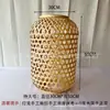 Lámpara Colgante de Linterna de Bambú Pantalla de Lámpara Japonesa Wabi-Sabi Zen Nuevo Estilo Chino Casa de Huéspedes Sala de Té Restaurante de Hot Pot Linterna de Bambú en Stock