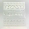 Pegatinas de Uñas Retro Corazón de Cuervo Transfronterizas Calcomanías 3D en Relieve Bronceadas Pegatinas para Uñas Pegatinas Decorativas de Mariposas para Uñas