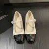 Otoño 2026 Nuevo Estilo Pequeña Fragancia Tacón Grueso Francés Temperamento Zapatos de Vestir para Mujer Retro de Una Correa Adelgazantes Zapatos Mary Jane