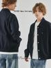 APO Chaqueta de Primavera para Hombre 2025 Alta Gama Holgada Solapa Lyocell Versátil Casual Chaqueta Superior