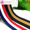 Três Top Ribbon New Yarn-tingido Fita de Malha Inter-color Micro-elástico Side Strip Boutique Sportswear Pull Fita de Malha Ding zhi