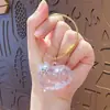 Caja de Almacenamiento Transparente para Pelo de Gato Colgante Cápsula Juguete Cápsula de Almacenamiento de Pelo de Gato Llavero Colgante Pequeño Regalo