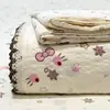 Sábana de cama estilo nuevo 2026 con estampado de hilo de rizo y ribete de encaje, pieza única, adecuada para dormitorio y habitación, universal para todas las estaciones, sábana de cama fresca estilo ins