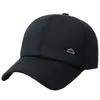 Boné de beisebol de algodão espesso para homens de meia-idade e idosos, boné de bico de pato forrado com fleece quente de inverno com proteção para as orelhas para uso ao ar livre
