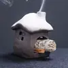 Atmósfera Cerámica Transfronteriza Decoración del Hogar Madera Peruana Salvia Soporte para Quemar Desodorante Chimenea Pequeña Casa