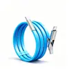 Cable de datos de aleación de zinc de colores con interfaz de silicona, cable de carga rápida adecuado para Apple 16/17, Huawei, Honor, Samsung