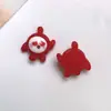 Muñeca de Dibujos Animados Color Macarrón Resina Pegamento de Crema Accesorios para el Cabello DIY Pasador Funda de Teléfono Pegatinas Mini Accesorios