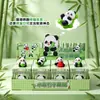 Nuevo modelo de bola de carbón fruta panda caja sorpresa auténtica figurita linda decoración de escritorio para el hogar adorno artesanal creativo