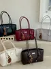 Bolso Tote de Gran Capacidad Casual para Viajes de Trabajo para Mujer Modelo Nuevo 2026 Cuero de Cera de Aceite Bolso de Hombro Sencillo con un Toque de Lujo Bolso de Axila