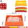 Mesa de Restaurante de Hot Pot de Autoservicio Vajilla melamina Comercial Creativo Plato de Cuerda Plato para Barbacoa Cubo para Verduras Bol Bol para Salsas