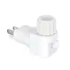 Portalámparas American Standard Cerámico Luz Nocturna Lámpara de Aromaterapia Lámpara Cañón Transparente Punta Pequeña Lámpara Indicadora de Burbuja Lámpara de Cristal Portalámparas Giratorio