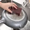 Esponja de Lija Limpiador Cocina Descontaminación Potente Cepillo Lavar Ollas Hogar Fondo de Olla Manchas Negras Óxido Limpieza Aceite Bloque Esponja